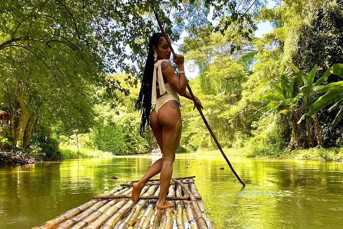 Private Martha Brae River Rafting Tour from Montego Bay - One hour and three miles on a bamboo raft