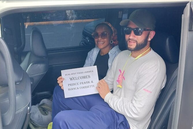 Private Montego Bay Airport Transfer<strong><em>HOTELS to OCHO RIOS</em></strong>VIP – Key points to know before you book’ /></p>
<ul>
<li><strong>Your driver meets you just outside customs:</strong> Look for a welcome sign with your name and the Real Best Tours Jamaica logo.</li>
<li><strong>Luggage help is included:</strong> The driver escorts you from the airport to the waiting vehicle and assists with your bags.</li>
<li><strong>This is a private ride:</strong> Only your own group takes part, with no shared shuttle stops or unrelated passengers.</li>
<li><strong>The price is charged by group:</strong> The listed rate is $156.25 for up to four people, though the highlights also refer to groups of up to 10, so clarify the maximum before paying.</li>
<li><strong>Optional sightseeing can be added:</strong> Stops are available if selected, but lunch is not included.</li>
<li><strong>Shawn has earned special praise:</strong> He is noted for explaining Jamaican history, driving safely, and helping with excursions as well as airport pickups.</li>
</ul>
<h2 id="leaving-sangster-international-airport-with-less-fuss">Leaving Sangster International Airport with less fuss</h2>
<p><img width="669" height="446" decoding="async" src=