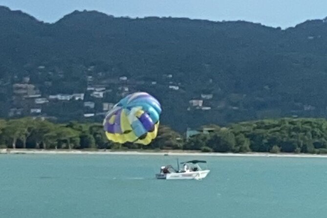 Private Parasailing and Jet Skiing at Montego Bay - Parasailing for a view from above