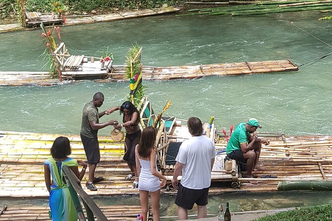 Private River Bamboo Raft with Limestone Foot Massage in Montego Bay - Floating past bamboo and clear water