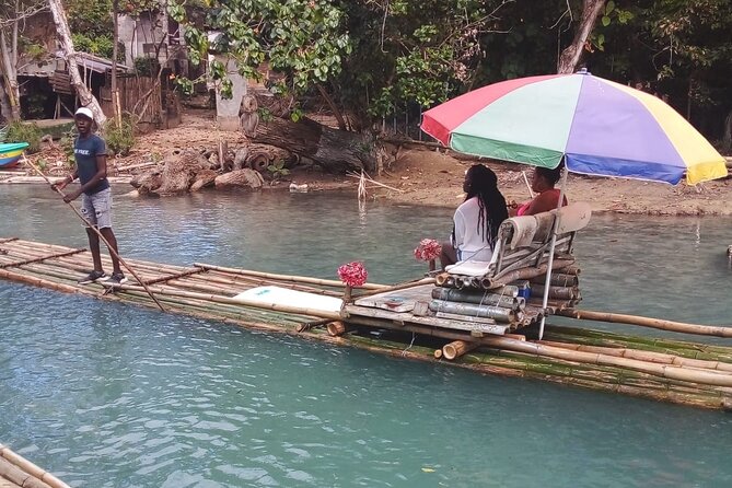 Private River Bamboo Rafting Activity in Ocho Rios Jamaica - Gliding Along the Bamboo Raft