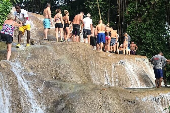 Private Tour From Ocho Rios To Dunn's River Falls Tubing and Shopping - White River tubing or rafting at extra cost