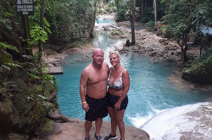 Private Transfer to Dunns River Blue Hole Tubing from Montego Bay - Dunn’s River Falls, one hour of classic Jamaica