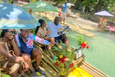 Private Transport to River Tubing or Rafting and Blue Hole combo