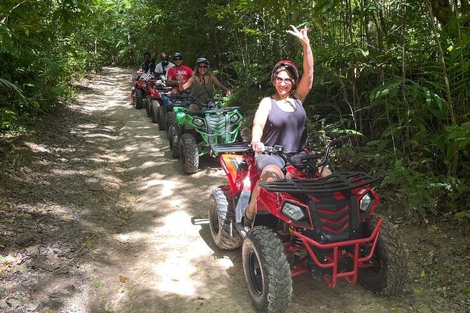 Rad Venture ATV, Transportation & Lunch - Getting comfortable on the dirt track
