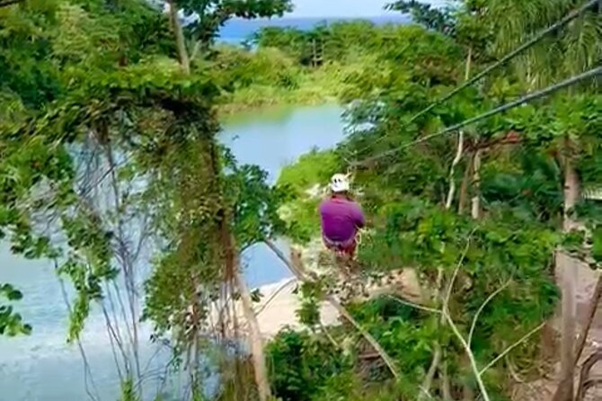 Rio Nuevo Village Ziplining - What the scenery adds to the experience