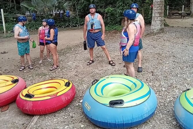 River Rapids Tubing and Beach Visit with Private Transportation - Arriving at the river and preparing for the water