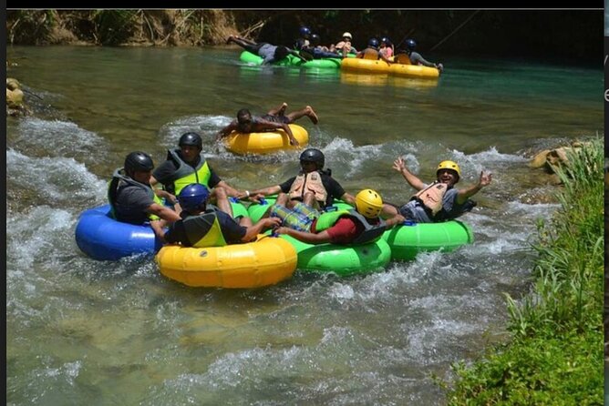 River rapids tubing rafting kayaking and beach Adventure - Transfers from Montego Bay, Falmouth, and Ocho Rios
