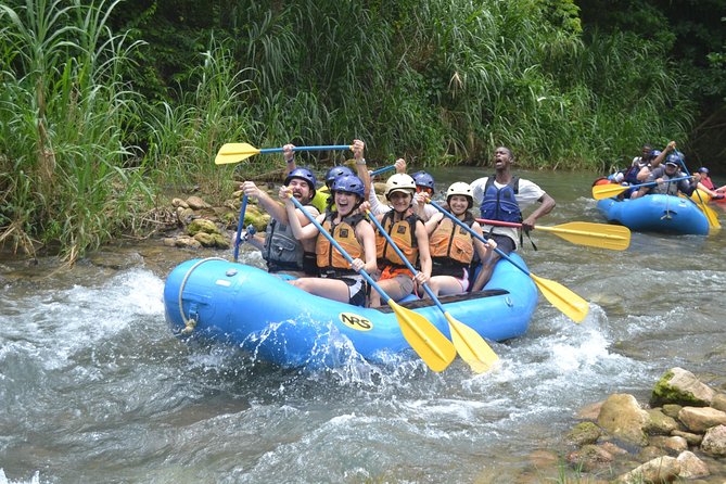 River Rapids Waterfalls Rafting and Beach Adventure - From Montego Bay to the Rio Bueno launch