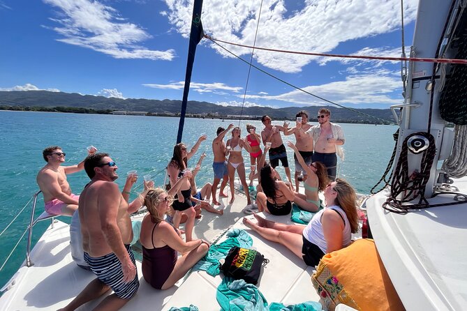 Sail Away in Montego Bay on a Private Catamaran - Swimming and snorkeling in clear water