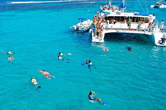 Shared Dunn's River Falls Snorkel Cruise with Music, Open Bar from Runaway Bay - Reaching Dunn’s River Falls by boat