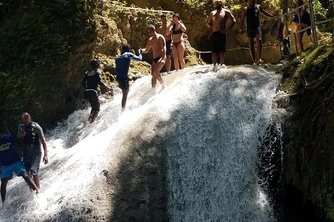 Shared Dunn's River Falls Snorkel Cruise with Music, Open Bar from Runaway Bay - Music, Jamaican food, and the open bar
