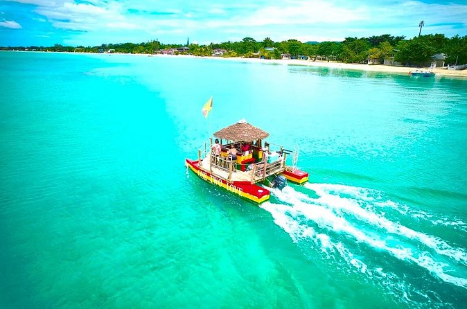 Tiki Pon Da Sea Cruise to Booby Cay with Lunch from Negril - Drinks included from Red Stripe to Blue Mountain coffee