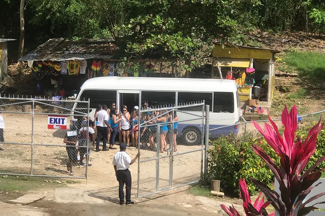 Transportation and Tour from Montego Bay to Blue Hole/Secret Falls - Christopher Columbus Park comes before the river