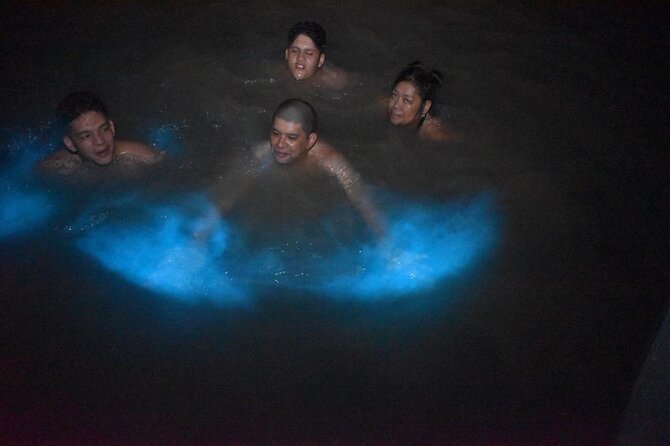 World famous Luminous lagoon Night tour with transportation - A welcome drink at Rock Wharf