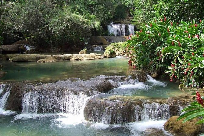 YS Falls and The Pelican Bar Adventure Tour from Negril - YS Falls: seven tiers and cool spring water
